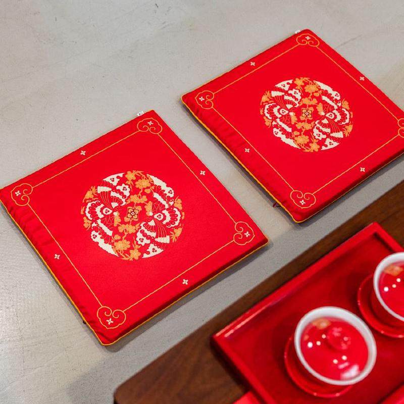 两用改婚礼敬婚礼防滑茶堂婚庆喜字一对垫坐垫红色结婚跪口垫拜,节庆用品/礼品,婚庆跪垫,淘宝优惠券,粉丝福利购,淘宝优惠卷