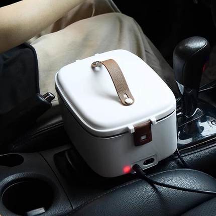 车载电加热饭盒插电上班族免注水大容量24V司机专用保温热饭神器