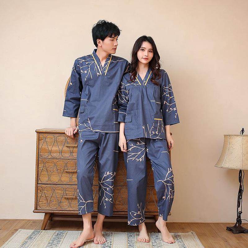 加肥加大纯棉码睡衣家居服汗蒸服浴衣情侣装长袖女男士长裤桑拿洗,居家布艺,汗蒸服,淘宝优惠券,粉丝福利购,淘宝优惠卷