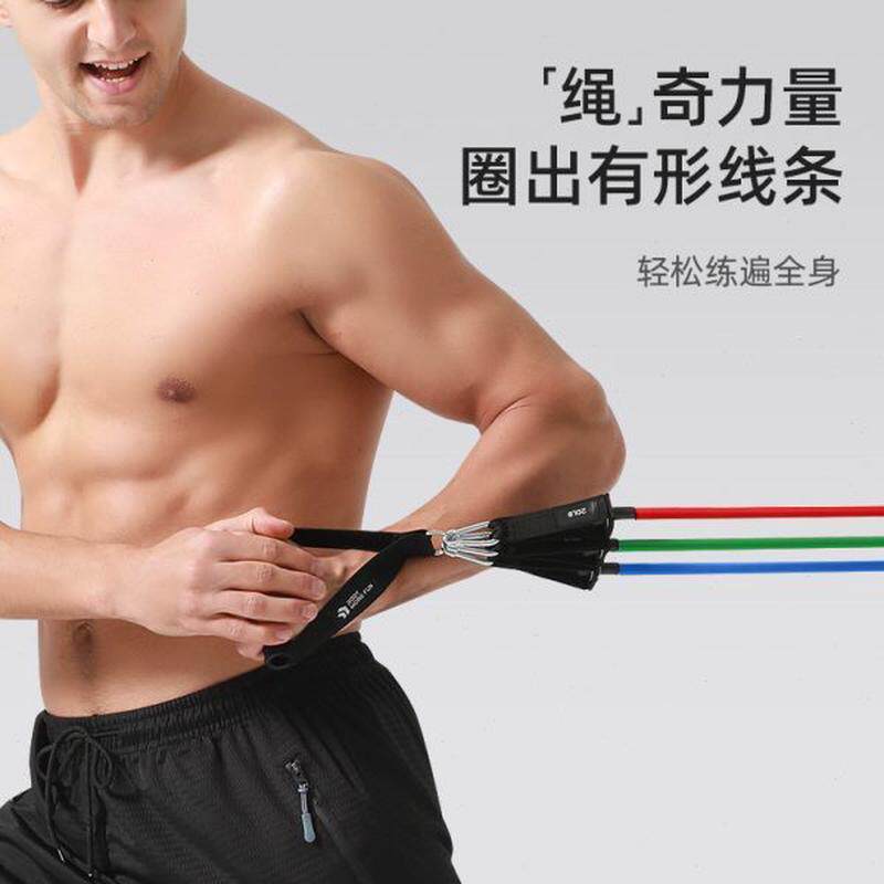 高档弹力绳拉拉力绳女训练练背肩开健身背部拉力器弹力带运动家用