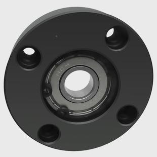 BFF21 BFC带扣环单轴承型圆法兰带座轴承座组件固定座BGRAB6200ZZ