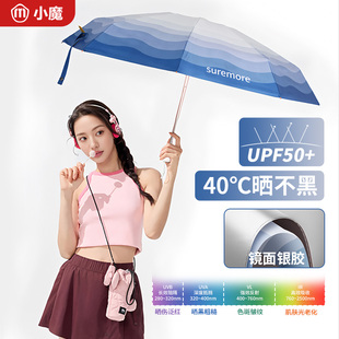 小魔太阳伞女防晒防紫外线遮阳晴雨伞两用迷你小巧便携口袋胶囊伞