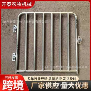砖砌猪栏门猪圈门栓热镀锌钢管限位栏母猪产床保育栏门猪舍门