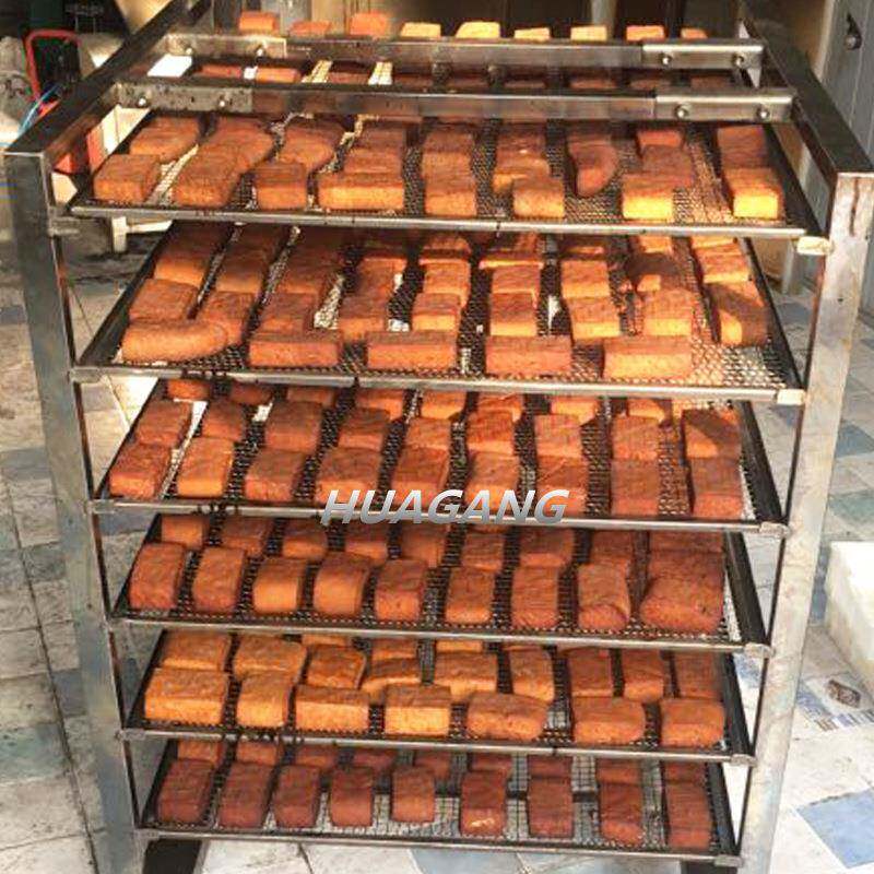 供应各种型号豆腐干烟熏机河北豆腐干烟熏炉生产厂家熏干机