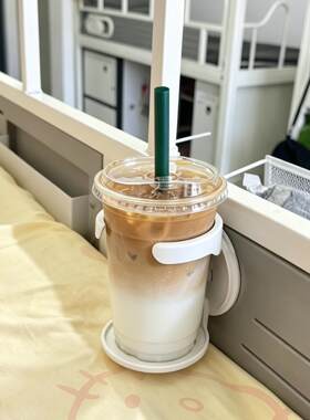 【宿舍上铺神器】床上水杯架置物架懒人床头免打孔床边奶茶咖啡架