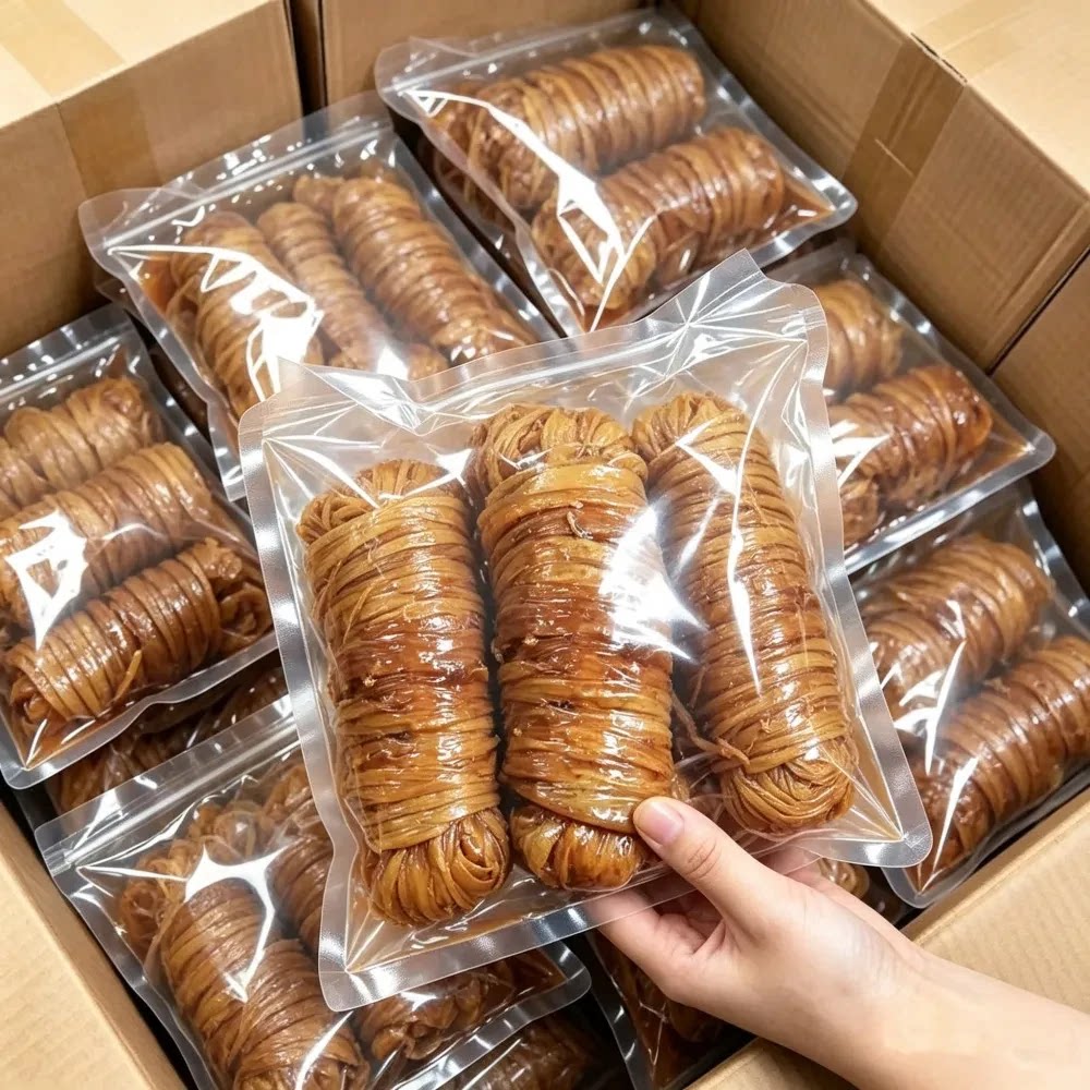 新店开业大便宜了】新鲜现卤酱香苦肠卷猪肠卷名小吃卷捆肠缠肠