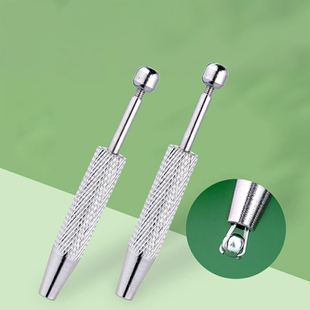 螺丝球耳钉抓取器四爪夹子钛钢球耳堵螺丝拧扣配件女耳饰抓球器新