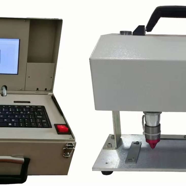 便携台式一体铝牌标牌打码机汽车零部件升降式金属铭牌气动打标机