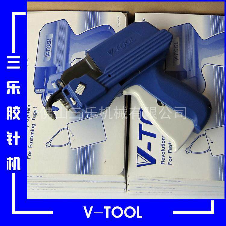 供应进口V-TOOL套环枪 排装子母扣吊牌枪 省力代替手穿子母扣