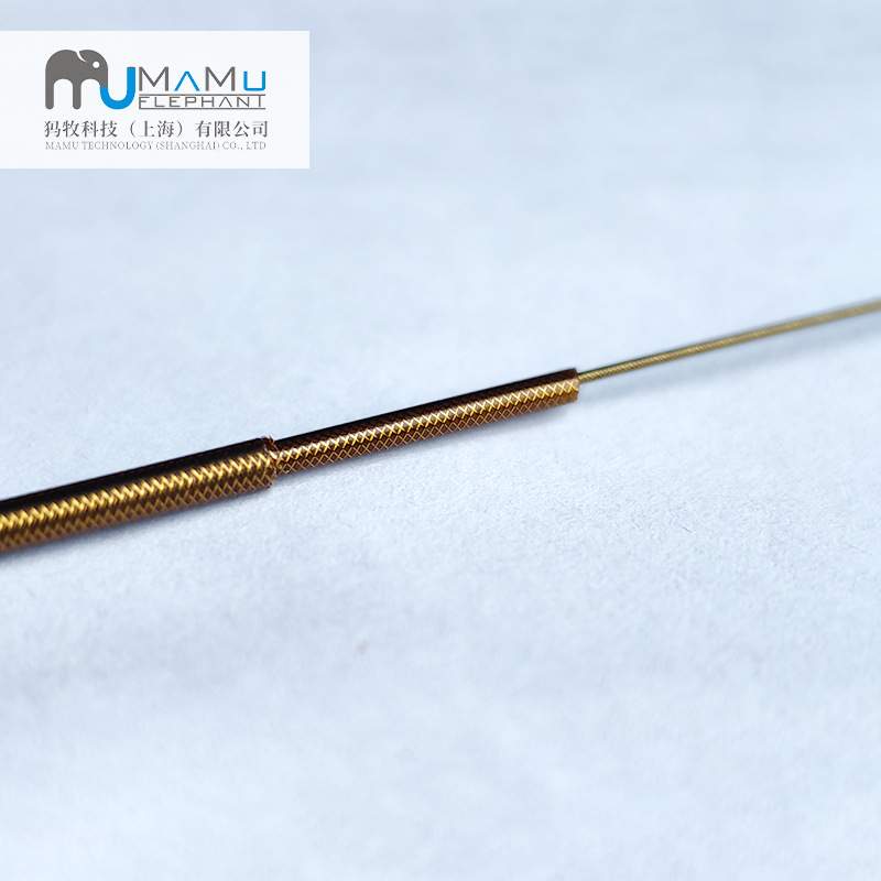 PI管 耐高温400°钨针绝缘套管微电子亚胺管聚酰亚胺管无缝毛细管