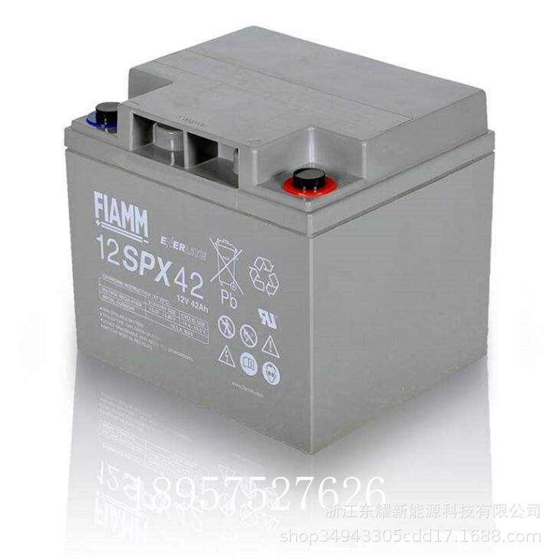 非凡蓄电池12V42AH铅酸FIAMM12SP42直流屏UPSEPS太阳能储能电源