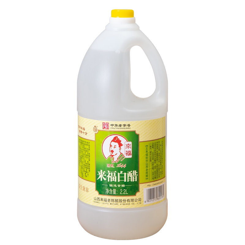 来福白醋2.2L桶装酿造食用家醋/醋制品/果醋
