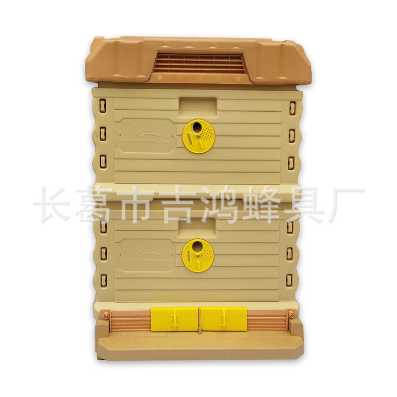 进口优质塑料蜂箱 高品质双层朗氏蜂箱达旦二层养蜜蜂箱标准工具