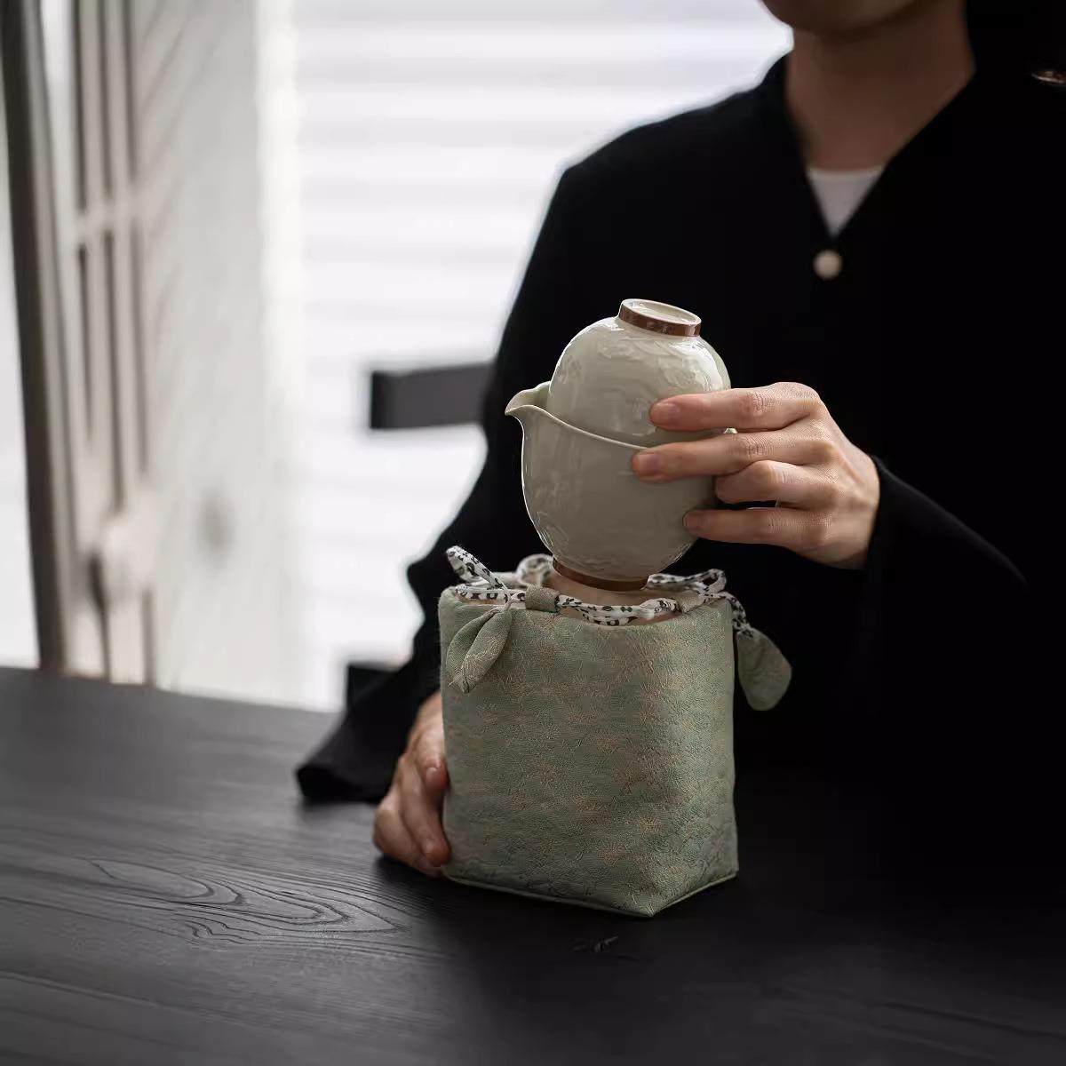 古青万里山河一壶两杯快客杯旅行茶具户外露营便携式布包套装,农机/农具/农膜,其它农用工具,淘宝优惠券,粉丝福利购,淘宝优惠卷