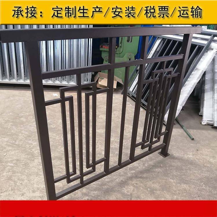 直销小区别墅公园林市政铁艺护栏阳台窗户安全扶手景亭防护栏