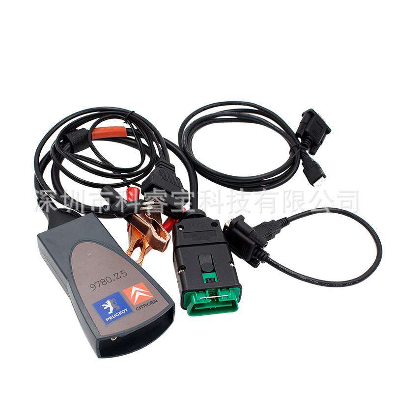 Lexia3 PP2000 Diagbox V9.85 标致雪铁龙诊断仪带夹子线