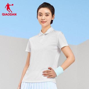 官方旗舰乔丹运动Polo衫 网球高尔夫休闲透气翻领短 女2024夏季 新款