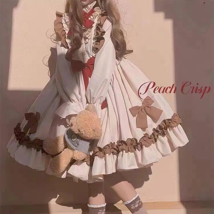doll感洛丽塔复古Lolita洋装lo连衣裙秋冬