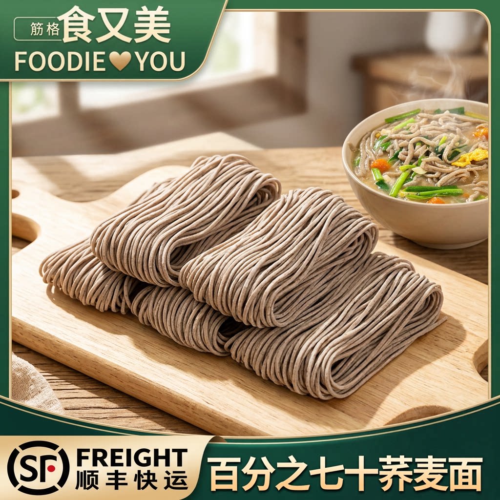 70%荞麦代餐饱腹感强三分钟出餐