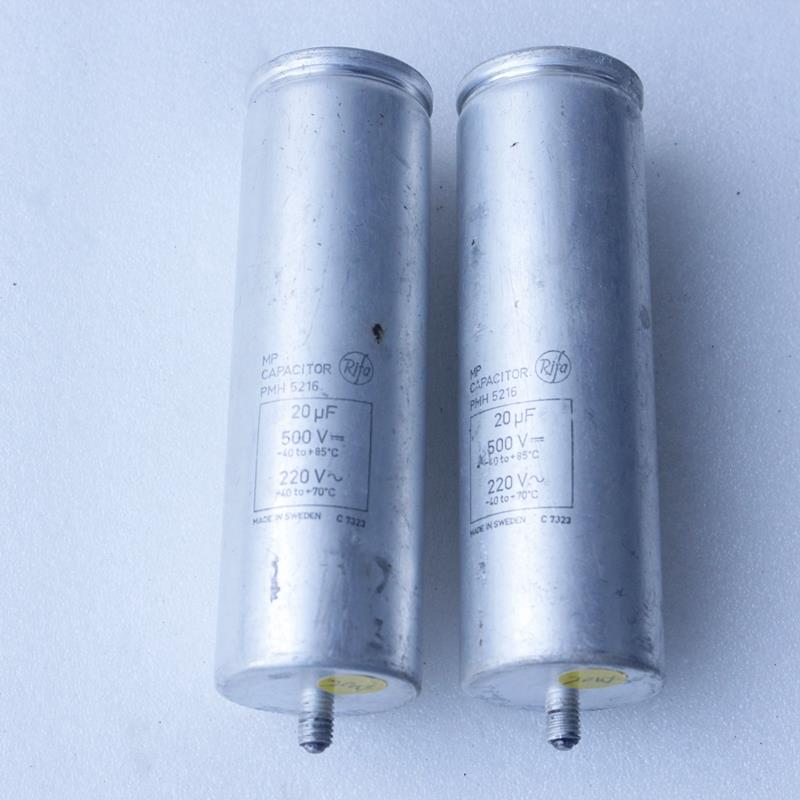 瑞典阿法拆机RIFA 20UF500V电解电容器仪器胆机发烧电容 一对价格