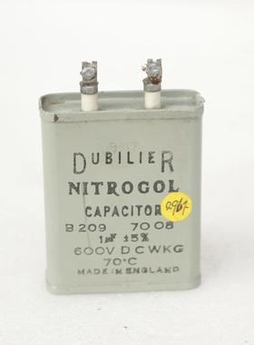 英国大地DUBILIER 1UF 600VAC 1UF 400V油浸胆机发烧电容
