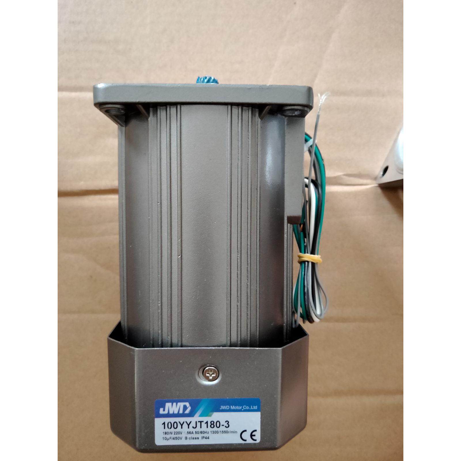 100YYJT200-3/100YYJT180-3 180W调速电机 1300RPM 220V 斜齿轮轴
