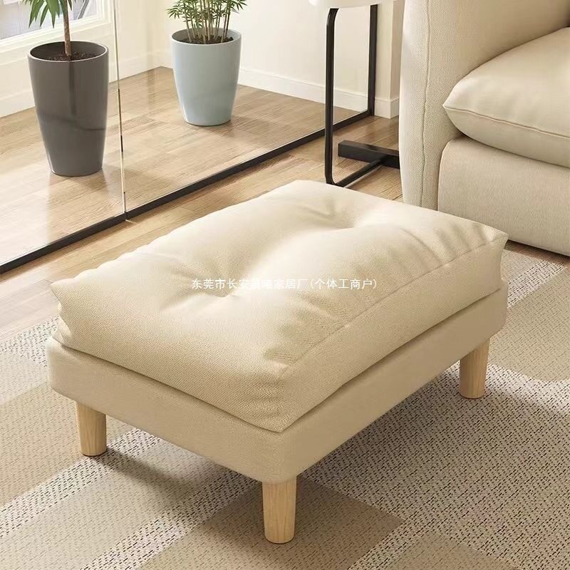 懒人沙发脚踏换鞋凳木质延长凳