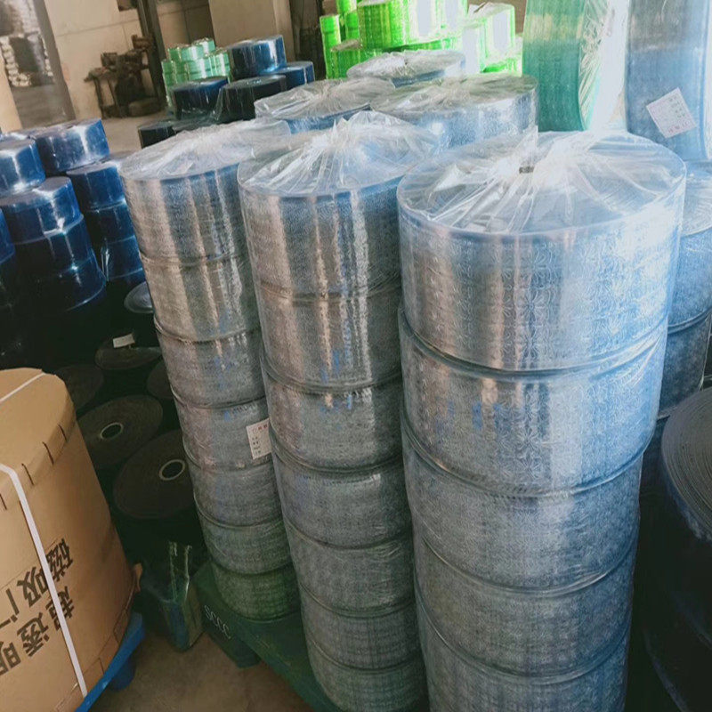 厂家批发防蚊蝇虫门帘塑料带孔透明PVC镂空透气软门帘整卷皮帘子
