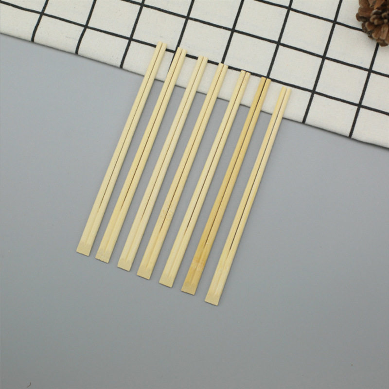 竹制一次性天削筷外卖连体双生筷毛竹筷家用快餐卫生筷子3000双箱