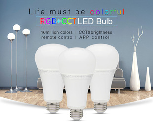 MILIGHT12W RGB+CCT LED Bulb FUT105 灯泡 智能家居不含遥控