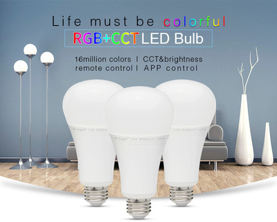 MILIGHT12W RGB+CCT LED Bulb FUT105 灯泡 智能家居不含遥控