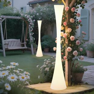 户外防水小蛮腰落地灯太阳能庭院灯花园景观草坪灯室外室内氛围灯