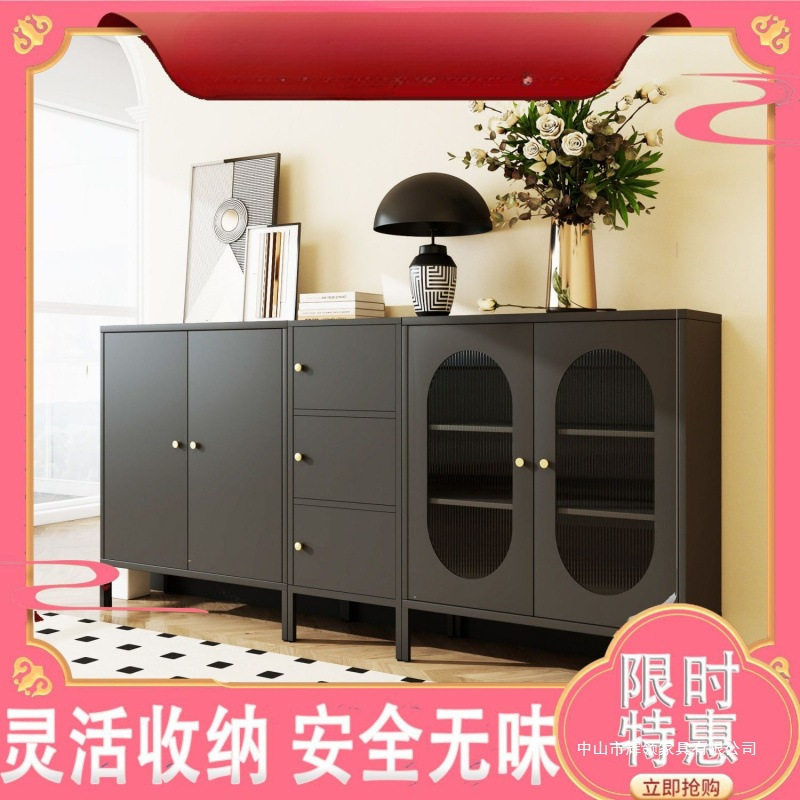 铁艺四层落地鞋柜餐边柜