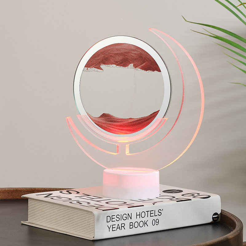 USB/3D流沙画LED夜灯床头氛围