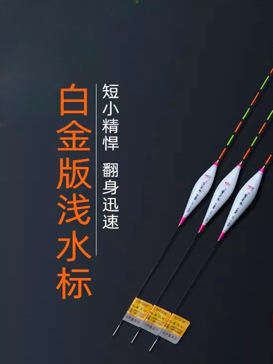 2026池海眼浅水浮漂白金版纳米休闲版芦苇细尾加粗尾混养钓鲫鱼标