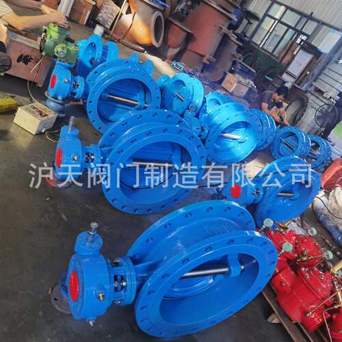 阀门厂家GGG50球墨铸铁法兰双偏心软密封蝶阀2CR13不锈钢杆蝶阀16