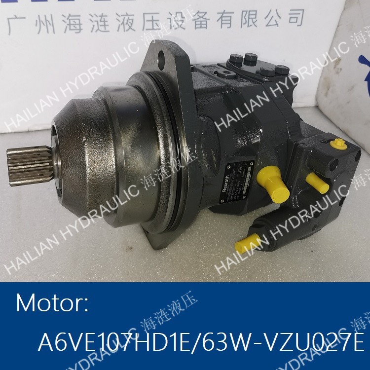 Crane Motor A6VE107HD1E/63W-VZU027E船舶舱盖液压马达备件