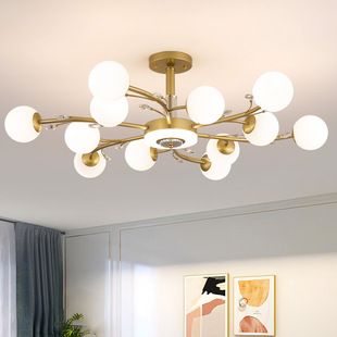 吊灯客厅灯大厅现代简约卧室创意北欧吸顶灯2025新款爆款装饰灯具