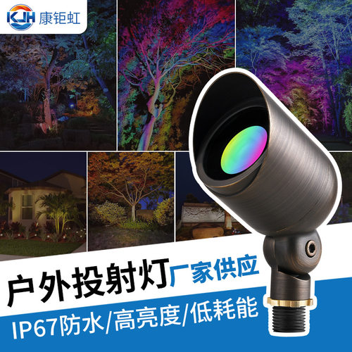 BrassFixtureRGBCW照树射灯