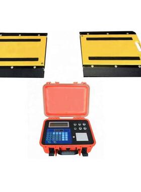 无线静态便携式电子地磅汽车衡3t5t10t15t20t两片多轮称重轴重仪