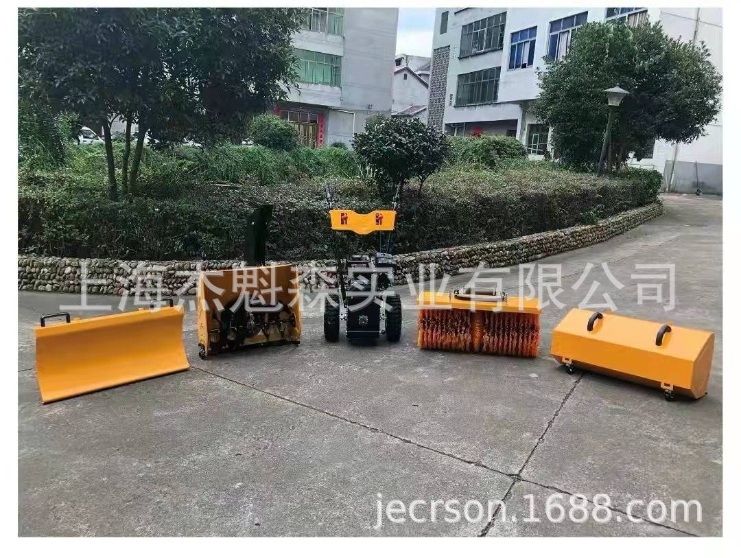 杰魁森6.5马力80cm汽油动力滚刷式扫雪机小型新款刷扫地机梳草机