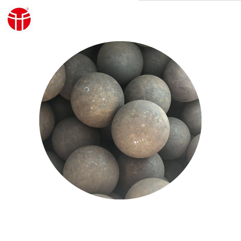 钼矿球磨机研磨介质B2锻造热轧钢球120mm