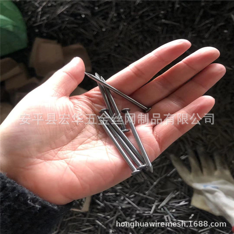 木工无头抛光黑铁钉多包装