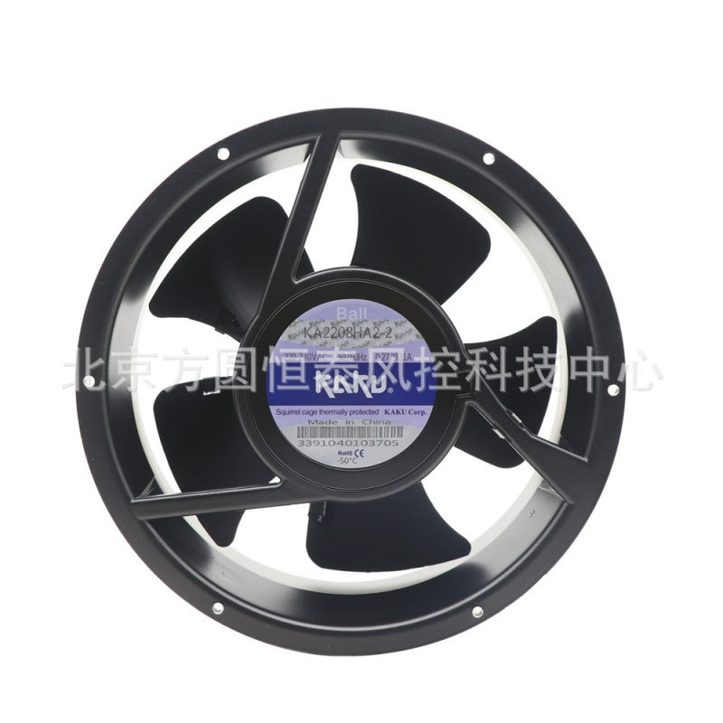 KAKU卡固排风扇KA2208HA2-2 220V IP55  配电柜 控制柜轴流风机