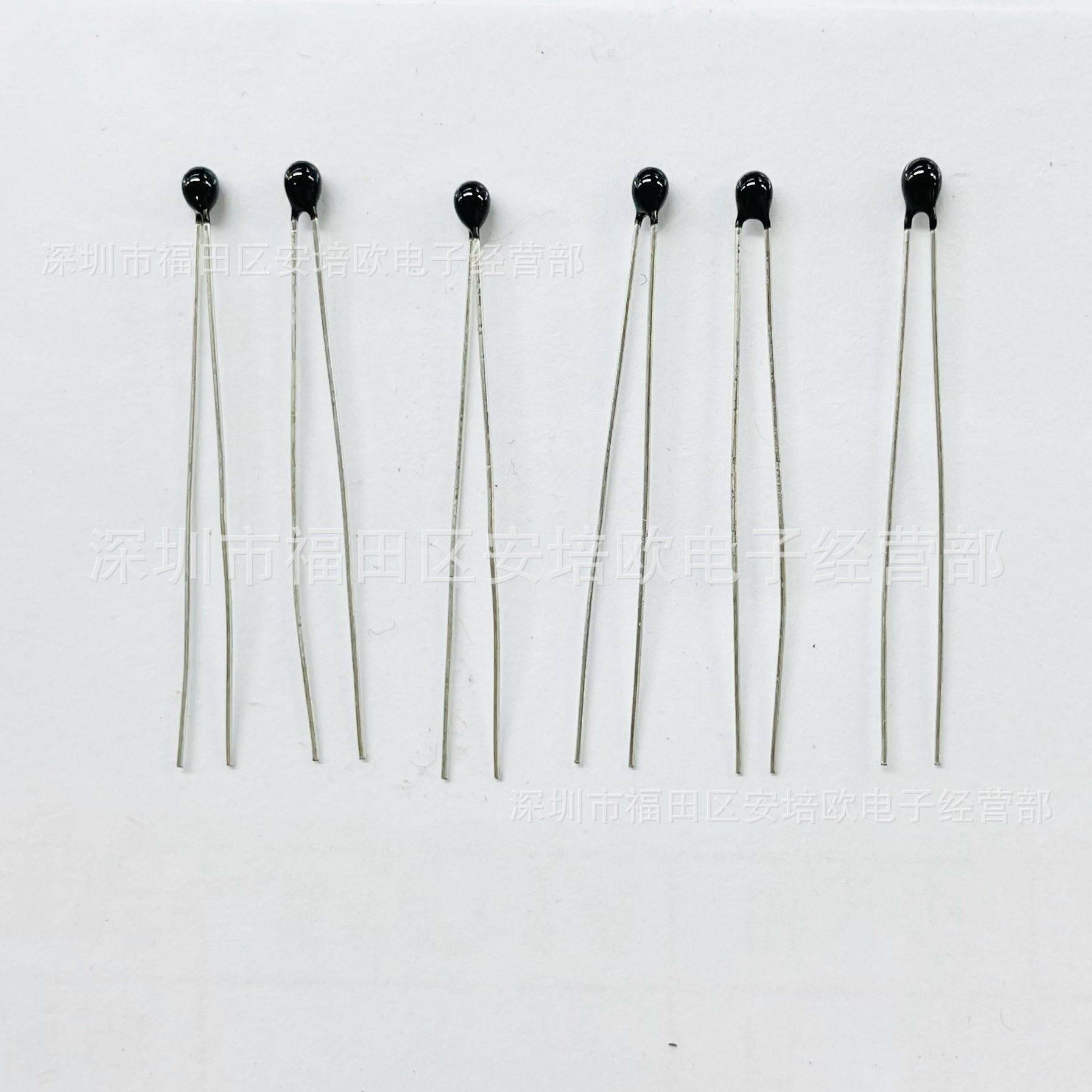 NTC热敏电阻 MF52A/MF52-104F3950 小黑头环氧头 100K±1%