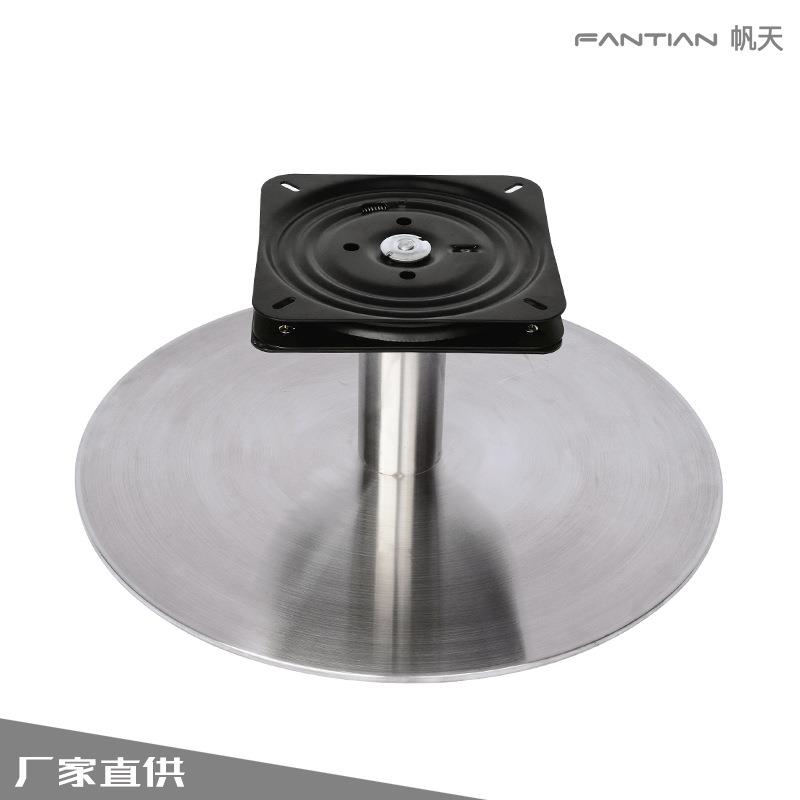 简约不锈钢可旋转不锈钢休闲椅座沙发椅座置物柜旋转柜配件转盘