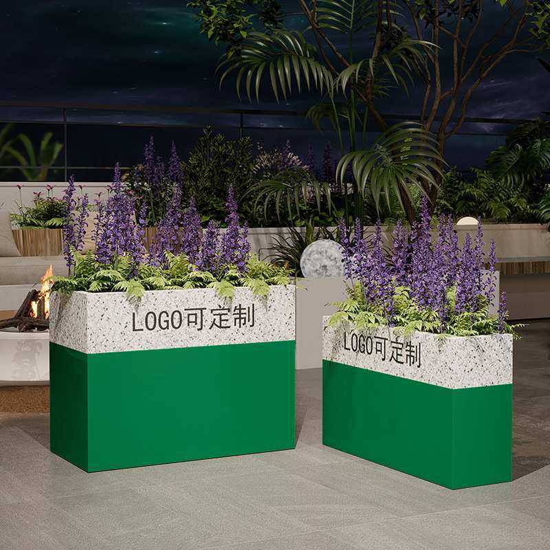 户外花箱组合仿水磨石花槽奶茶店餐饮店外摆花器售楼部长方形花架,农机/农具/农膜,其它农用工具,淘宝优惠券,粉丝福利购,淘宝优惠卷