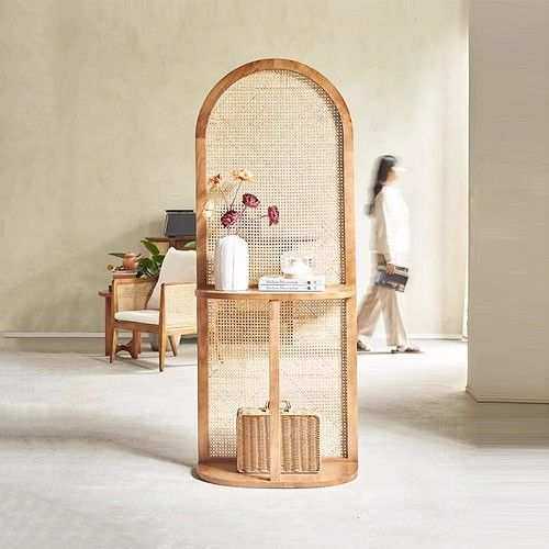 宅寂风复古花草架中古风实木藤编花架客厅遮挡卧室置物架装饰花架,机械设备,其他机械设备,淘宝优惠券,粉丝福利购,淘宝优惠卷