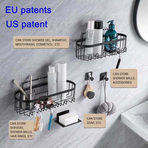 加工定制淋浴间置物篮Shower caddy shelf organizer rack