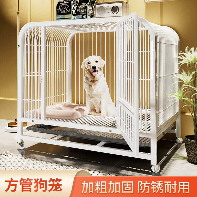 狗笼子室内带厕所中型大型犬边牧小型狗狗宠物笼金毛拉布拉多狗笼